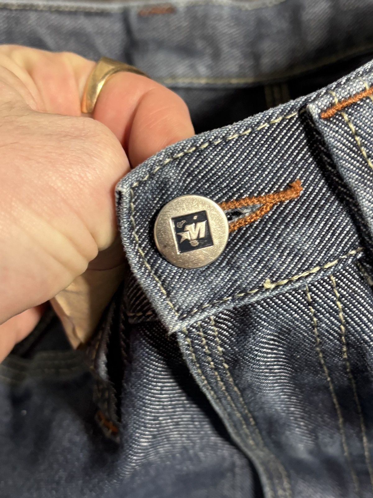 Mecca Vintage Mecca Jeans Double Knee Dark Wash Carpenter Pocket Size US 30 / EU 46 - 9 Thumbnail