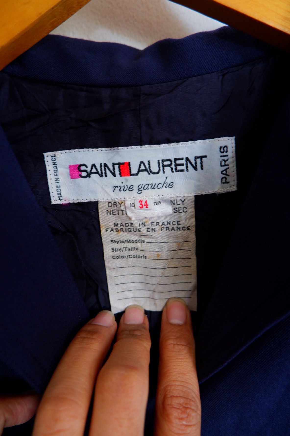 Yves Saint Laurent Vintage 1997 Ysl Rive Gauche Tom Ford Era Half Button Shirts Size M / US 6-8 / IT 42-44 - 5 Thumbnail