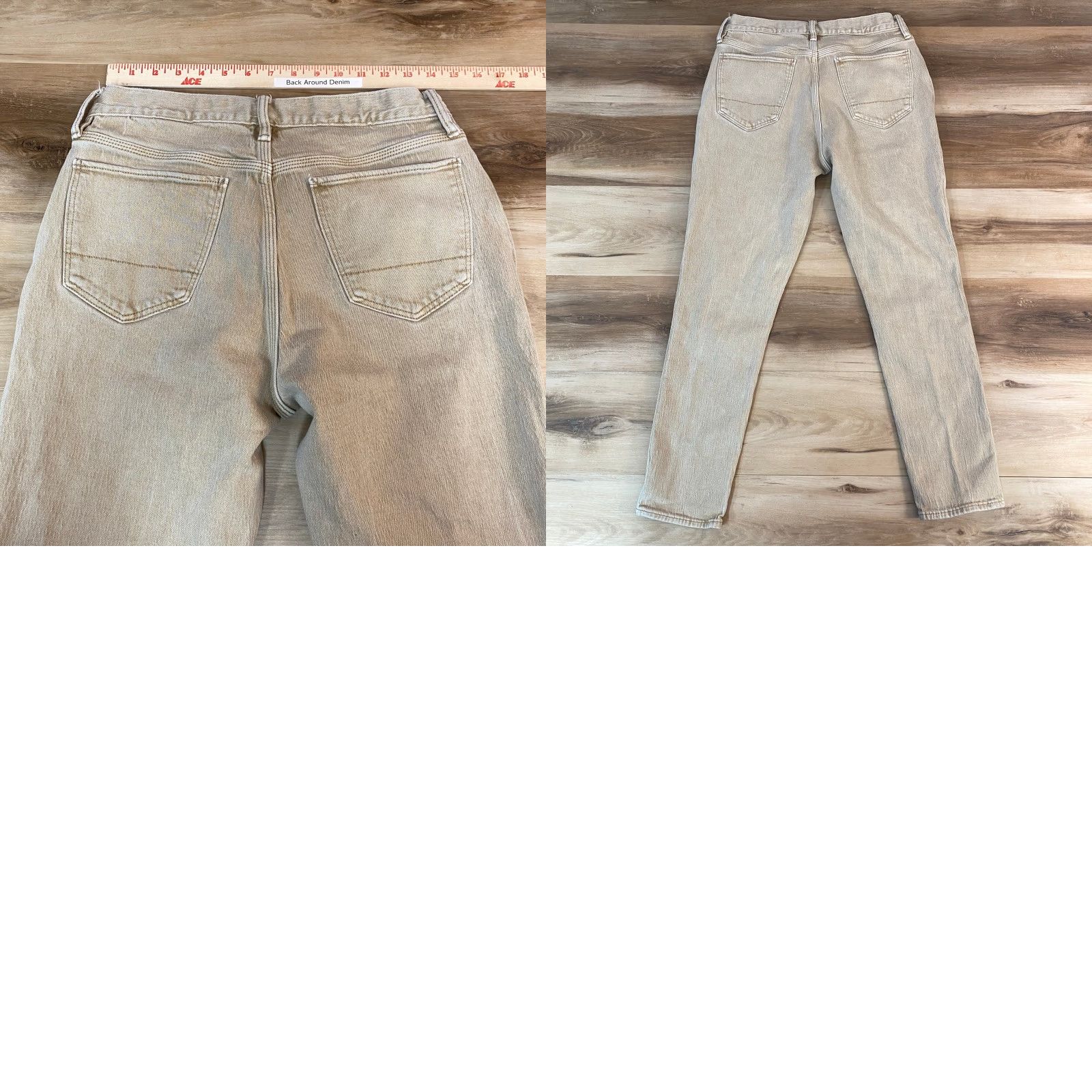Banana Republic Banana Republic Athletic Fit Jeans Mens 30x30 Khaki Sand Stretch Denim Pants Jeans Shirt? Size US 30 / EU 46 - 8 Thumbnail