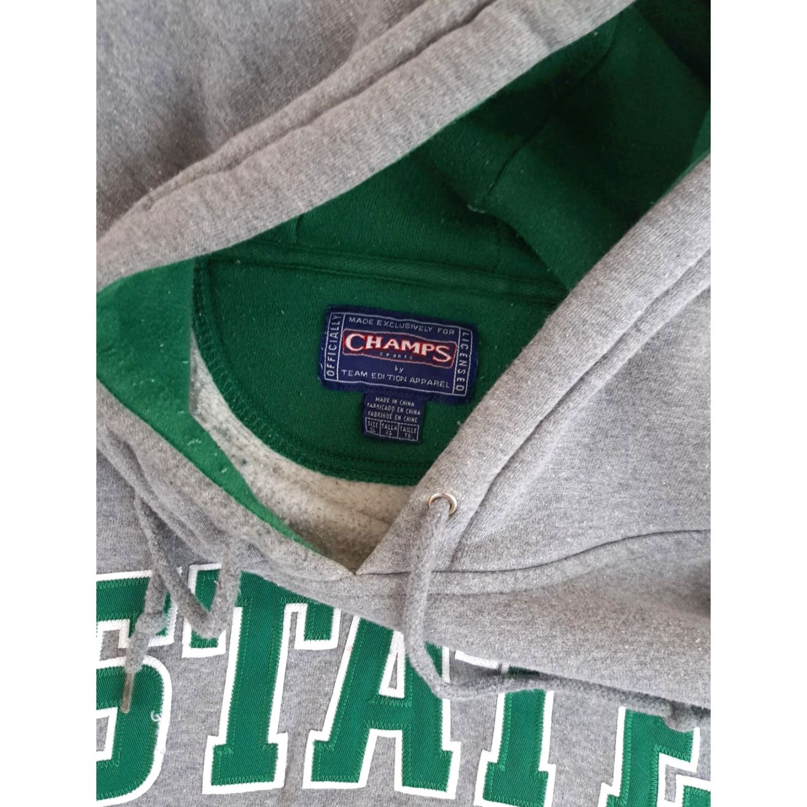 Vintage VINTAGE Michigan State Spartans Embroidered Pullover Hooded Heavy Sweatshirt XL Size US XL / EU 56 / 4 - 4 Thumbnail