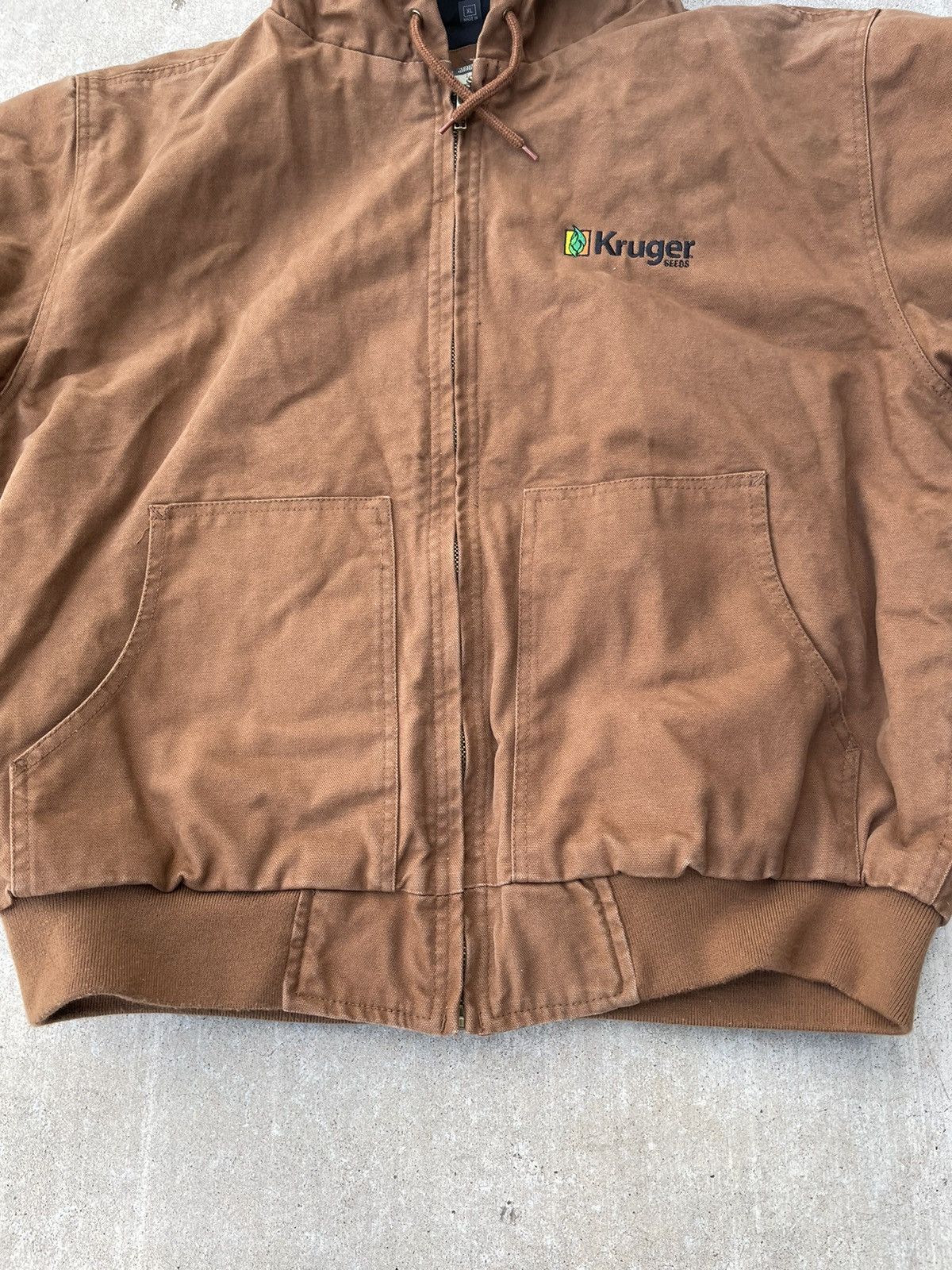 Carhartt Vintage 00s Boxy Carhartt Style Work Jacket Size US XL / EU 56 / 4 - 4 Thumbnail