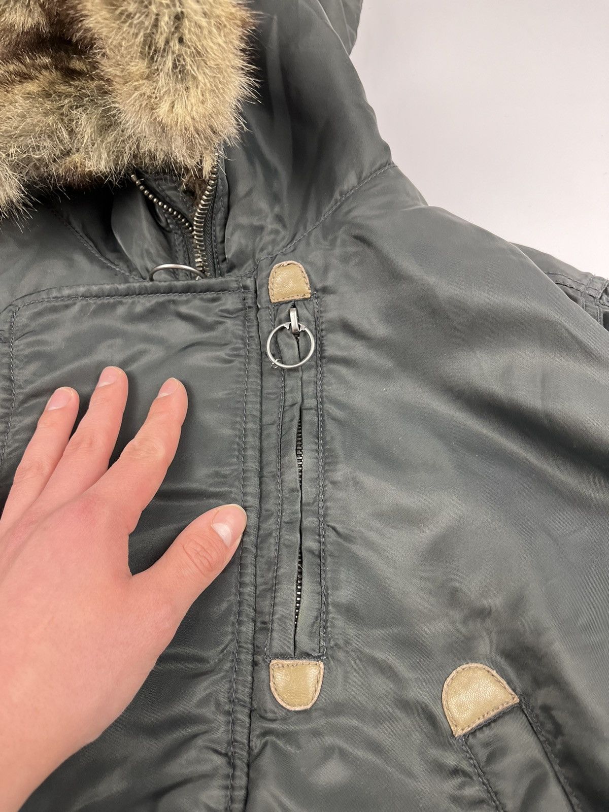 Diesel × Vintage DIESEL Vintage flight jacket thrashed faded bomber MA-1 y2k Size US M / EU 48-50 / 2 - 13 Thumbnail