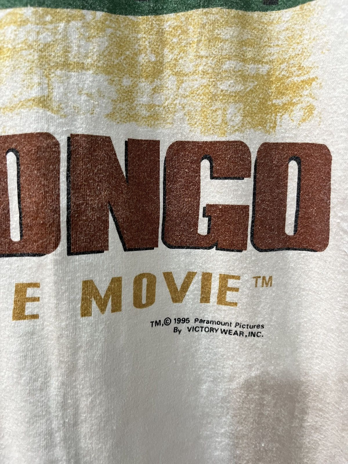 Vintage Congo The Movie Where You Are The Endangered Species Tee 90s Size US L / EU 52-54 / 3 - 4 Thumbnail