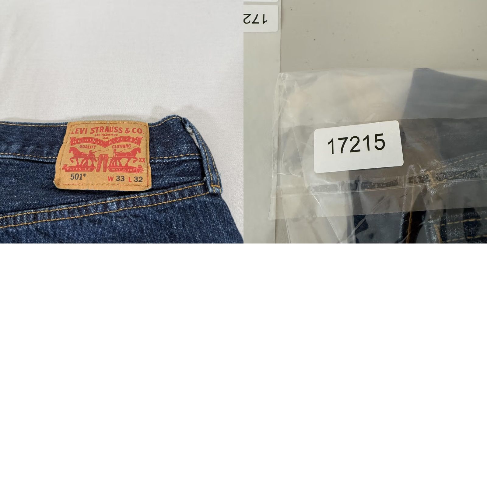 Levi's Levi's Jeans Mens 33x32 Blue 501 Straight Fit Denim Pants Cowboy Work Size US 33 - 10 Thumbnail