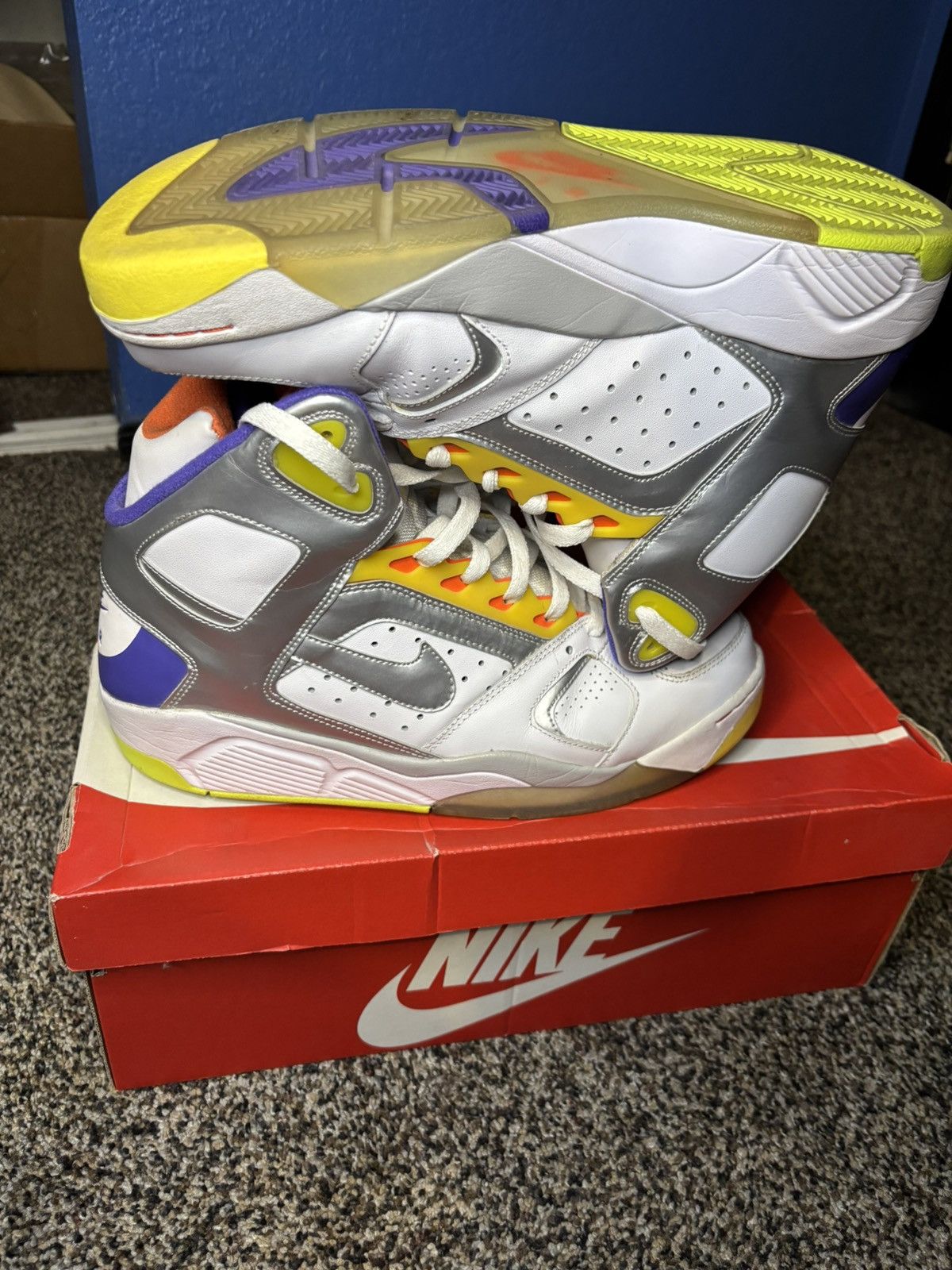 Nike Nike Air Flight Lite High ‘white’ 2k14 Size US 11 / EU 44 - 6 Thumbnail
