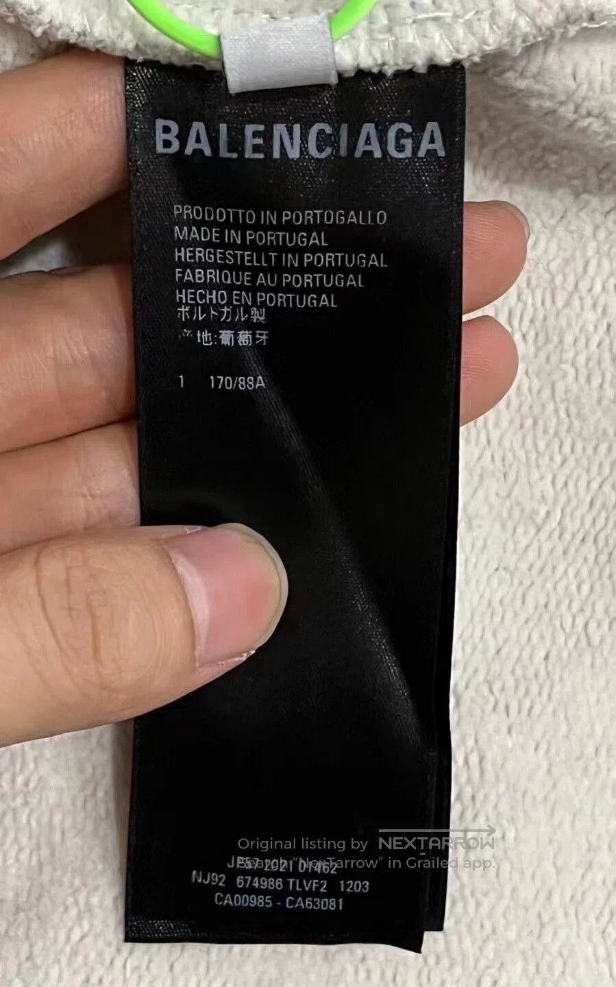 Balenciaga balenciaga logo hoodie with slime colorway. Size US M / EU 48-50 / 2 - 2 Thumbnail