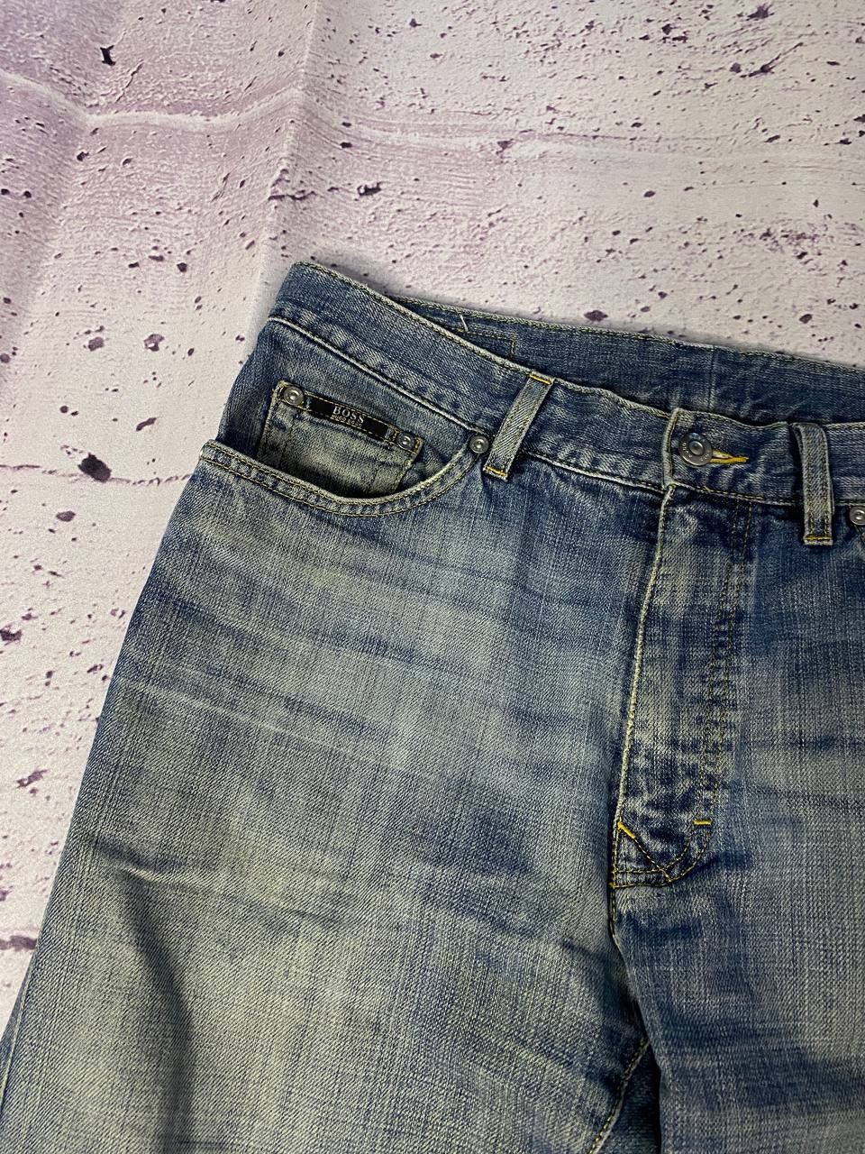 Hugo Boss Vintage Hugo Boss Loose Straight Fit Indigo Denim Jeans Size US 36 / EU 52 - 9 Thumbnail