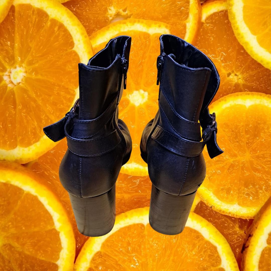 Other Bella-Vita High Heel Ankle Boots with Decorative Buckle Size Size US 11 / IT 41 - 4 Thumbnail