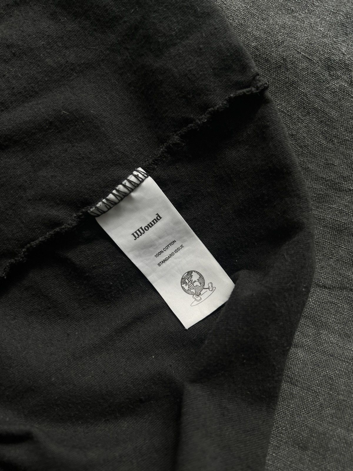 JJJJound JJJJound Teach Peace Long Sleeve Tee in Black Size US XL / EU 56 / 4 - 5 Thumbnail