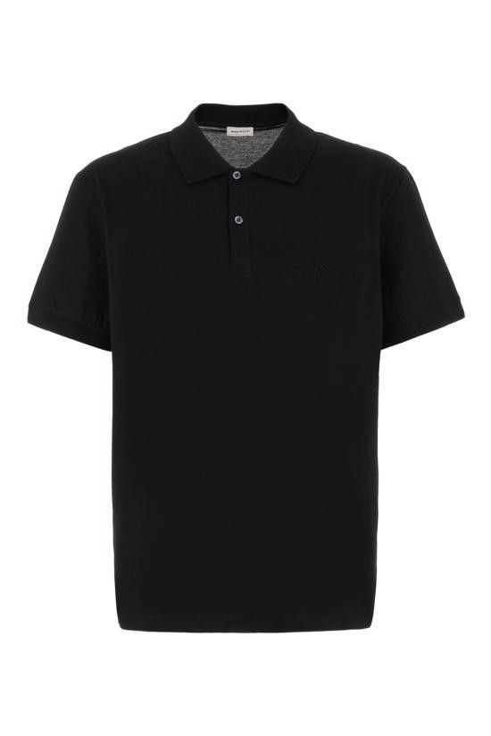 Alexander McQueen ALEXANDER MCQUEEN Men Polo Shirts 776379QXAAJ 1000 BLACK Size US XL / EU 56 / 4 - 1 Thumbnail
