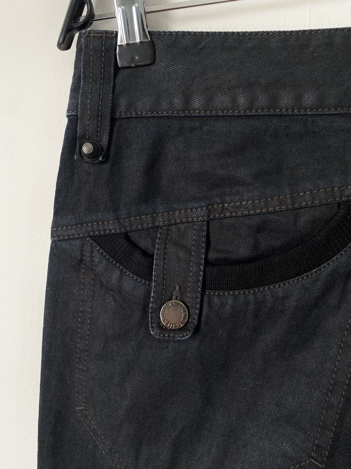 Jean Paul Gaultier Jean Paul Gaultier Waxed Denim Jeans Size:32 Size US 32 / EU 48 - 8 Thumbnail