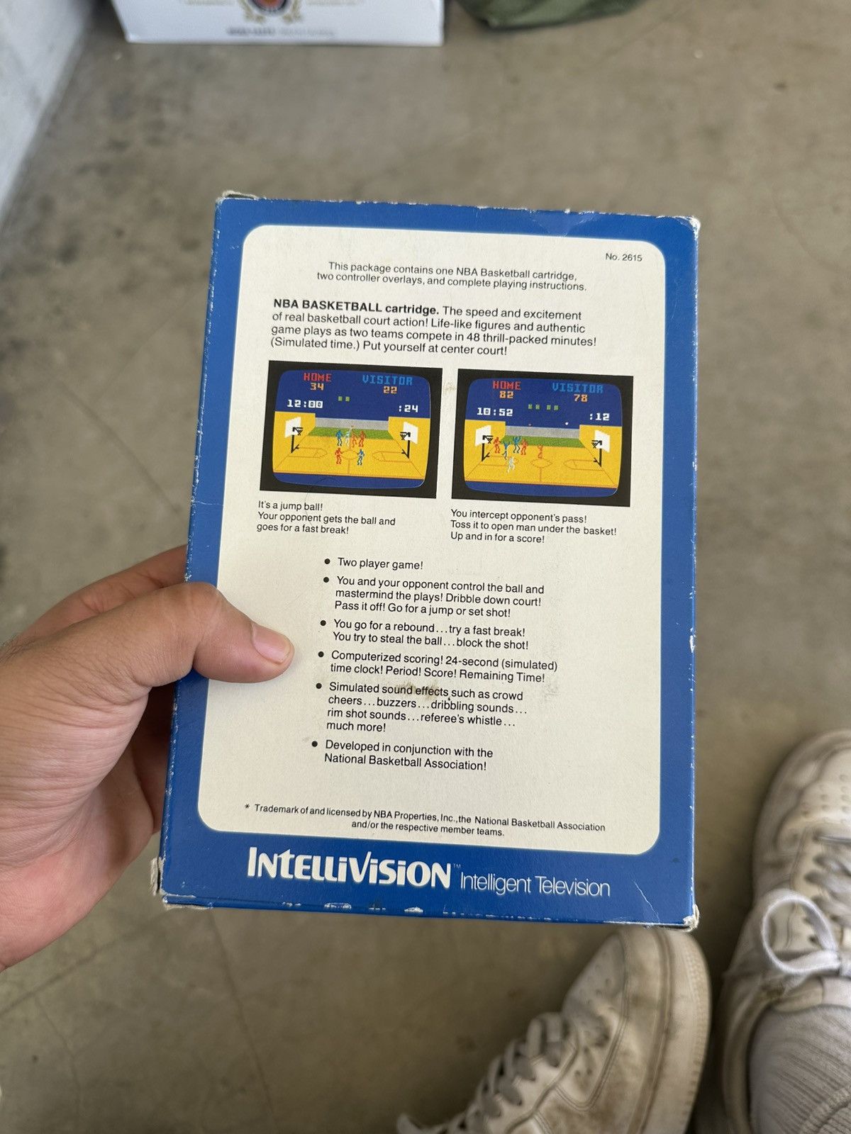 NBA 1979 Vintage INTELLIVISION NBA Game EARLY RELEASE BOXED Size ONE SIZE - 3 Thumbnail