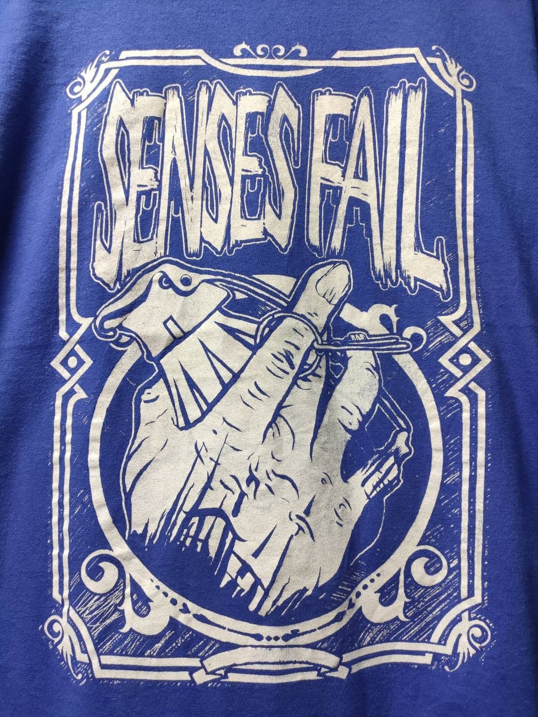 Band Tees × Vintage Vtg 00's Senses Fail " Hand Bomb " T-Shirt Size US M / EU 48-50 / 2 - 2 Thumbnail