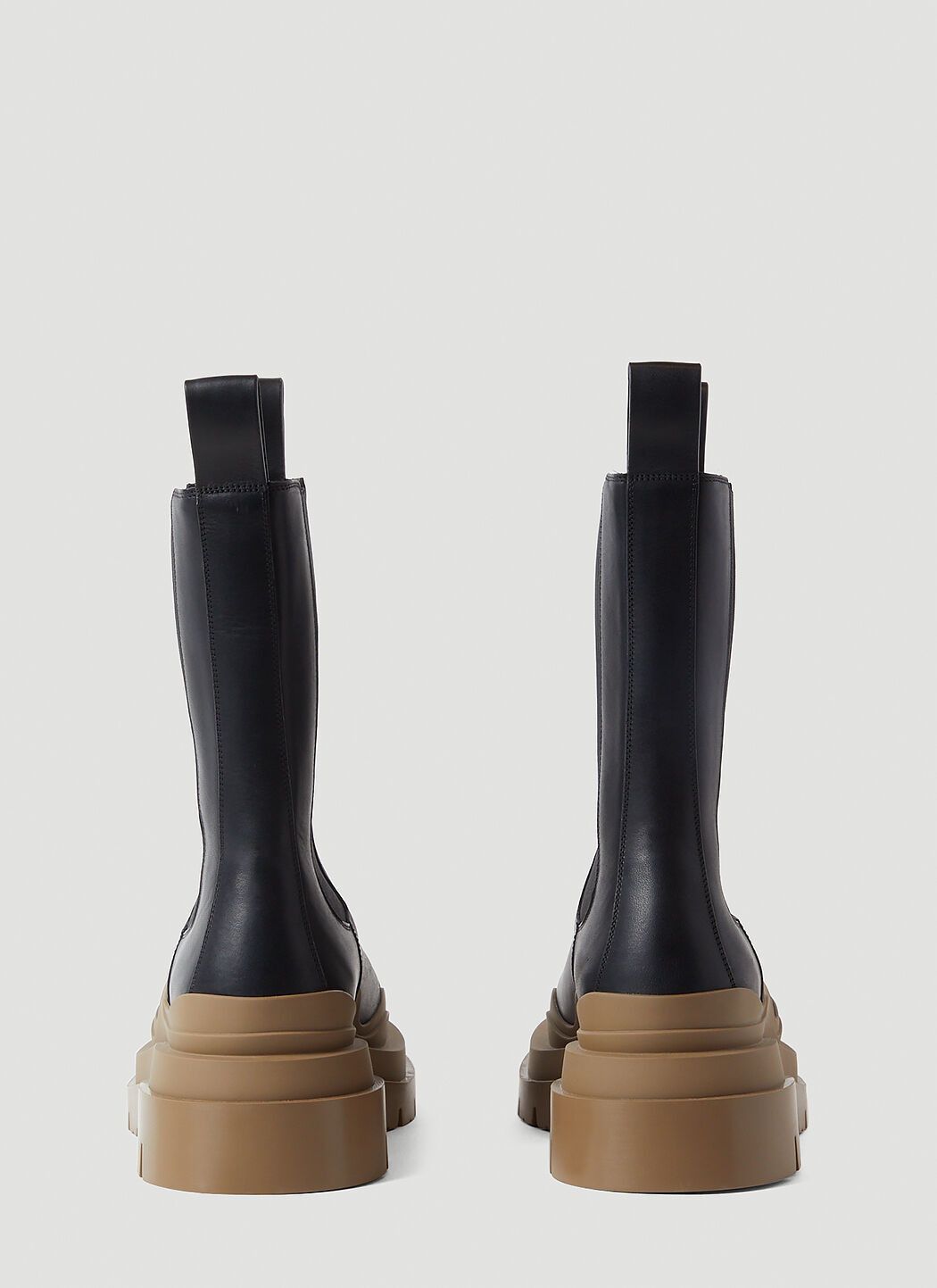 Bottega Veneta o1bcso1str0824 Tire Chelsea Boot in Brown/Black Size US 7.5 / EU 40-41 - 4 Thumbnail