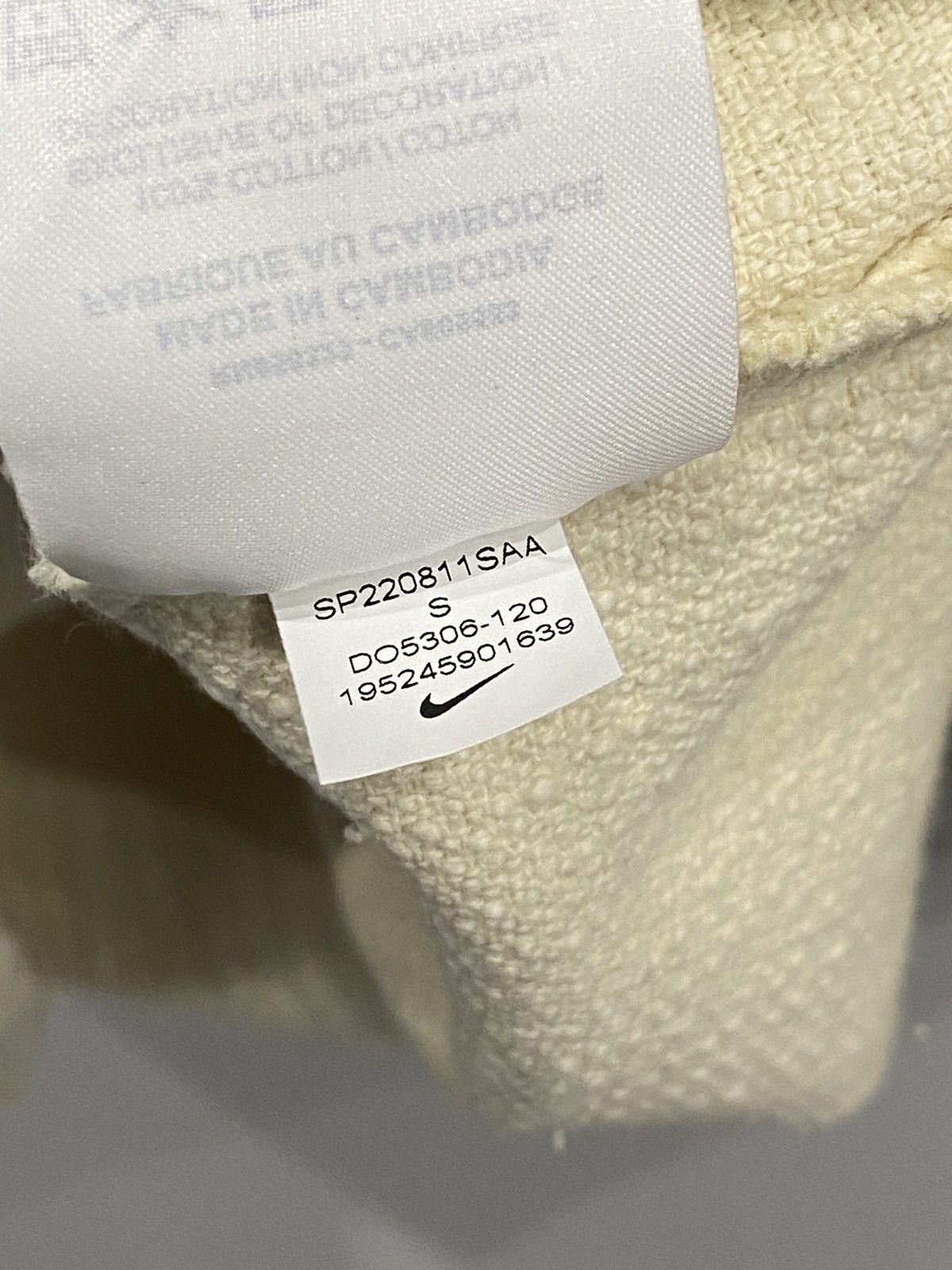 Nike × Stussy Nike x Stussy Natural Hoodie Oversized Size US S / EU 44-46 / 1 - 6 Thumbnail