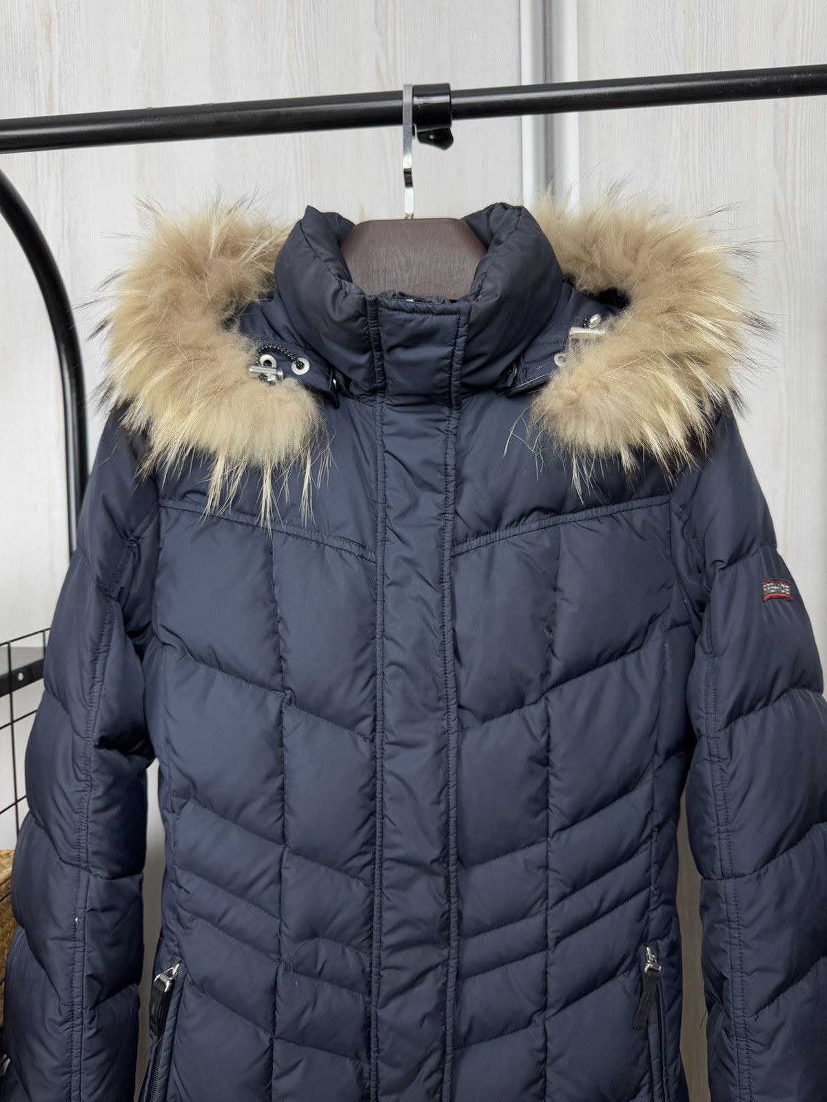Bogner Bogner Fire + Ice Real Racoon Fur Quilted Down long jacket Size M / US 6-8 / IT 42-44 - 3 Thumbnail