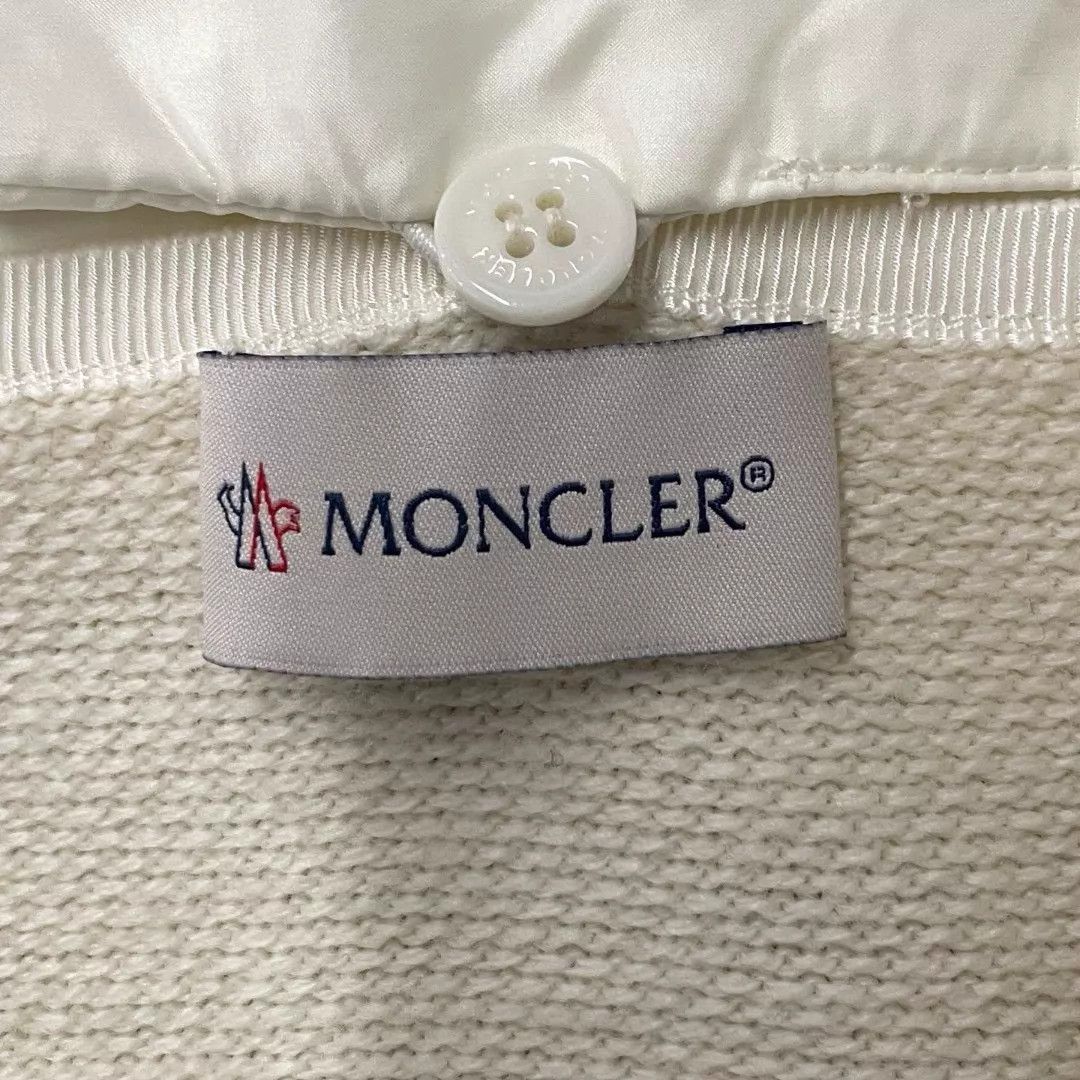 Moncler Moncler White Color Block Short Down Jacket L Size L / US 10 / IT 46 - 5 Thumbnail