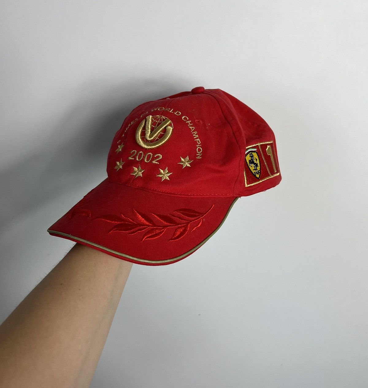 Ferrari × Formula 1 Cap Ferrari Michael Schumacher 2002 F-1 World Champion Size ONE SIZE - 3 Thumbnail