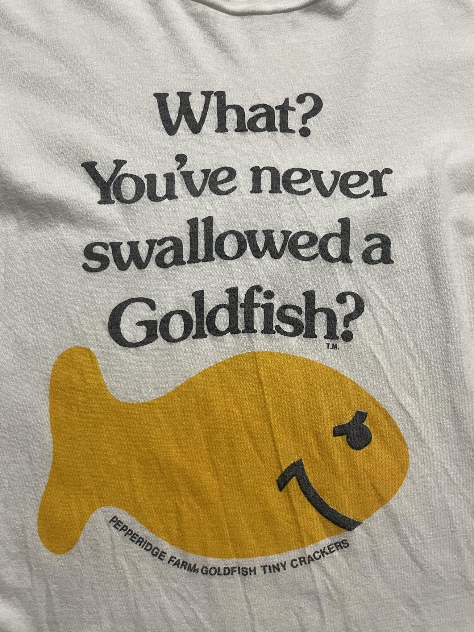Vintage Vintage Goldfish Crackers Promotional Shirt Size US XS / EU 42 / 0 - 2 Thumbnail