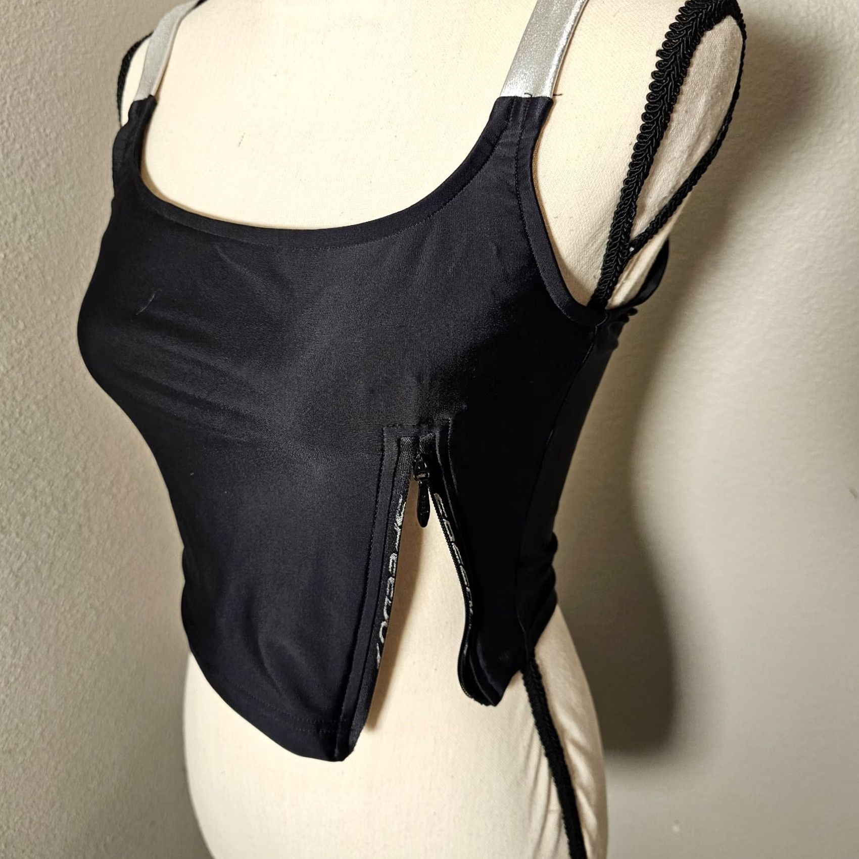 Speedo Speedo Tankini Swimsuit Top Women's Quick Dry Full Coverage Swim Top Black S Size S / US 4 / IT 40 - 5 Thumbnail