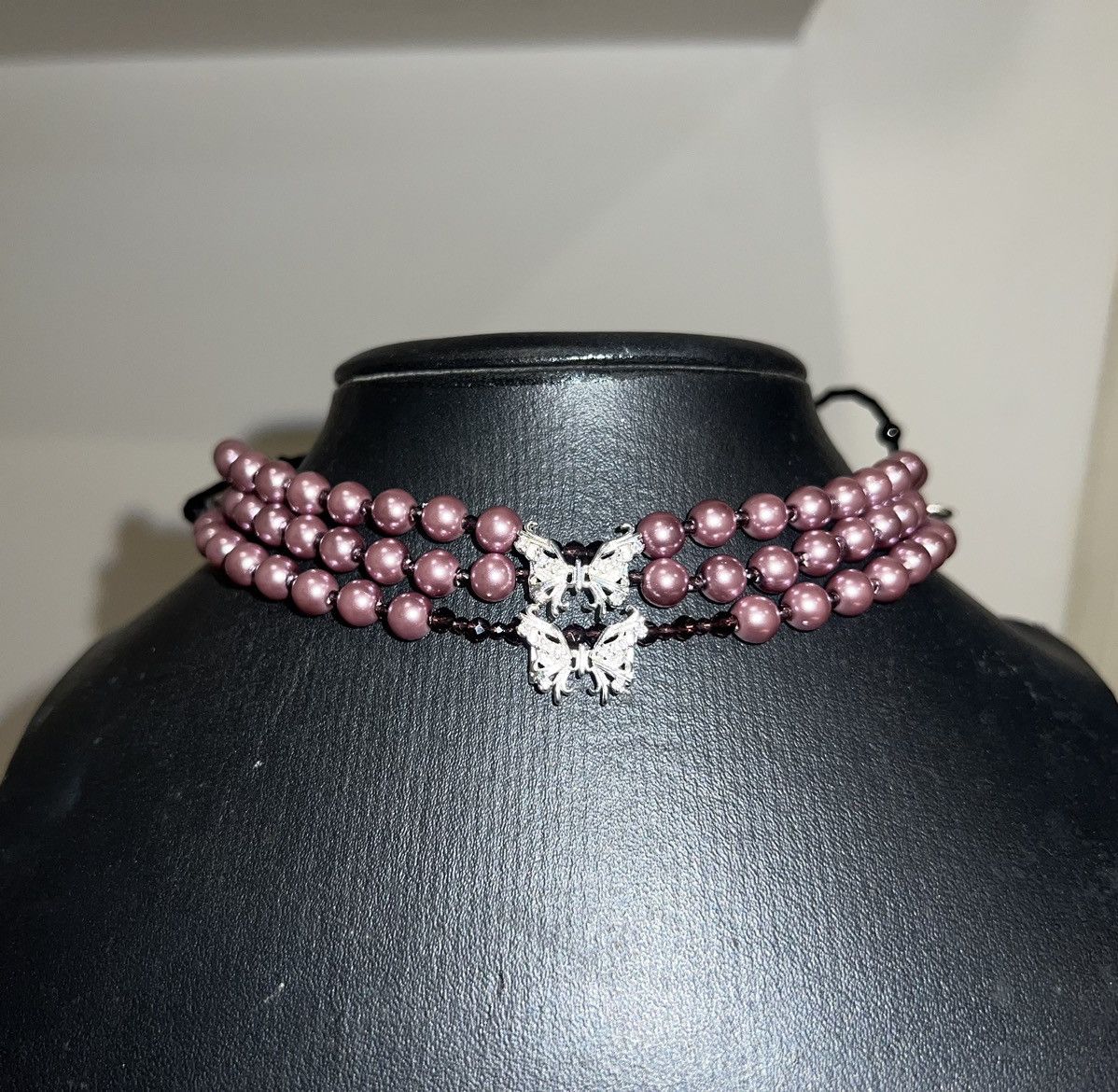 Japanese Brand Purple butterfly imitation pearl set 🔮🦋 Size ONE SIZE - 10 Thumbnail