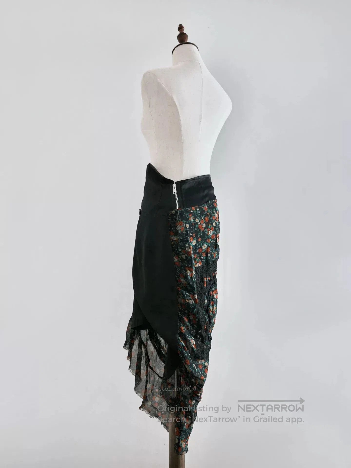 Junya Watanabe Junya Watanabe 07aw Floral Half Skirt. Size US 26 / EU 42 - 9 Thumbnail
