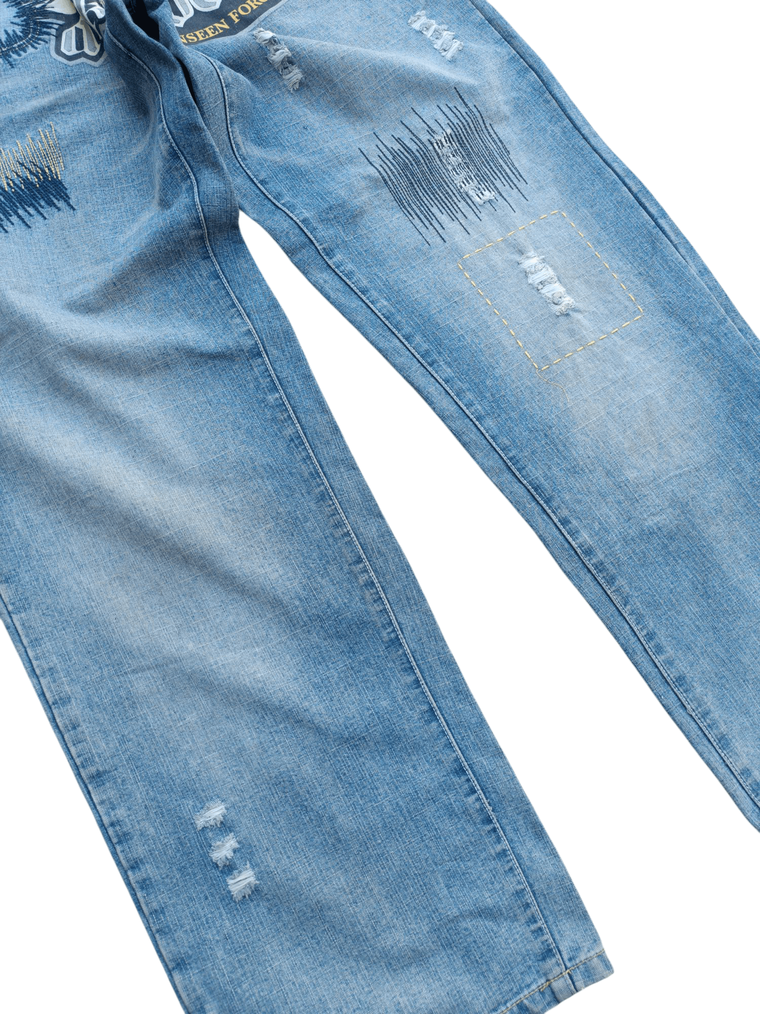 Akademiks Vintage Akademiks Loose Baggy Straight Leg Big Logo Jeans Size US 32 / EU 48 - 10 Thumbnail