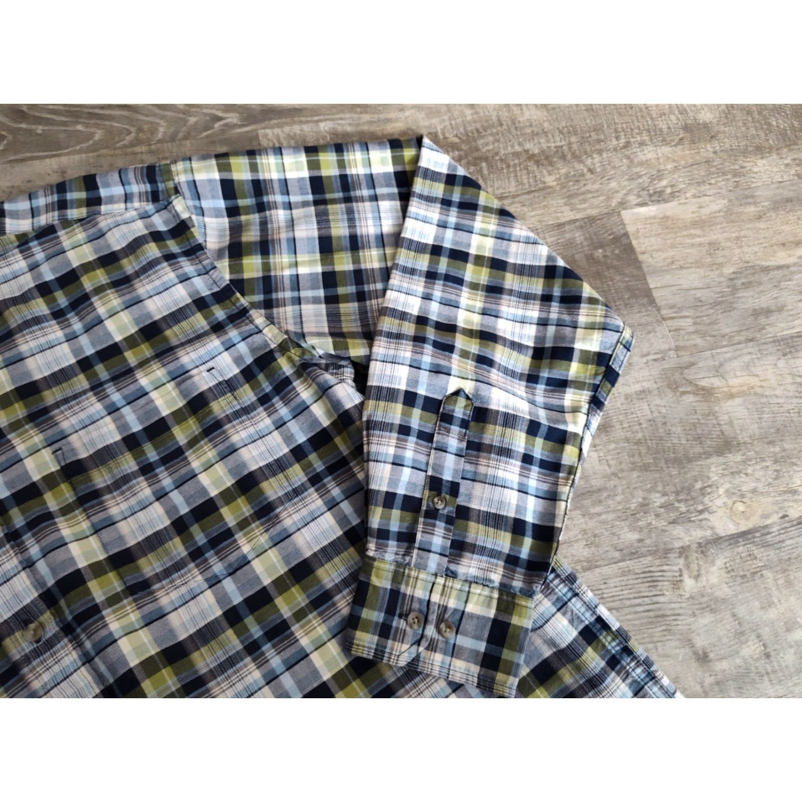 Eddie Bauer VINTAGE Eddie Bauer Men's Button-Down Shirt Long Sleeve XL Tall Blue Plaid Casual Outdoor Hunting Fishing Size US XL / EU 56 / 4 - 3 Thumbnail