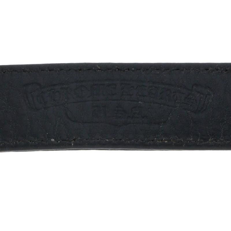 Chrome Hearts Chrome Hearts Rolling Stones lip tongue Leather Bracelet Size ONE SIZE - 3 Thumbnail