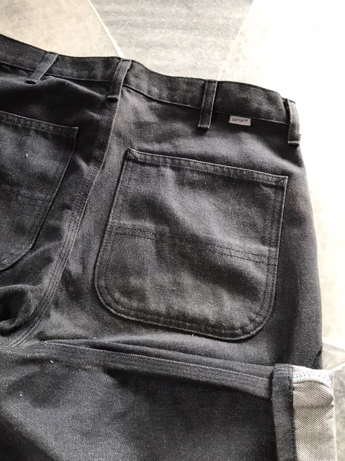 Carhartt × Jean Vintage Carhartt denim Jeans Size US 33 - 2 Thumbnail