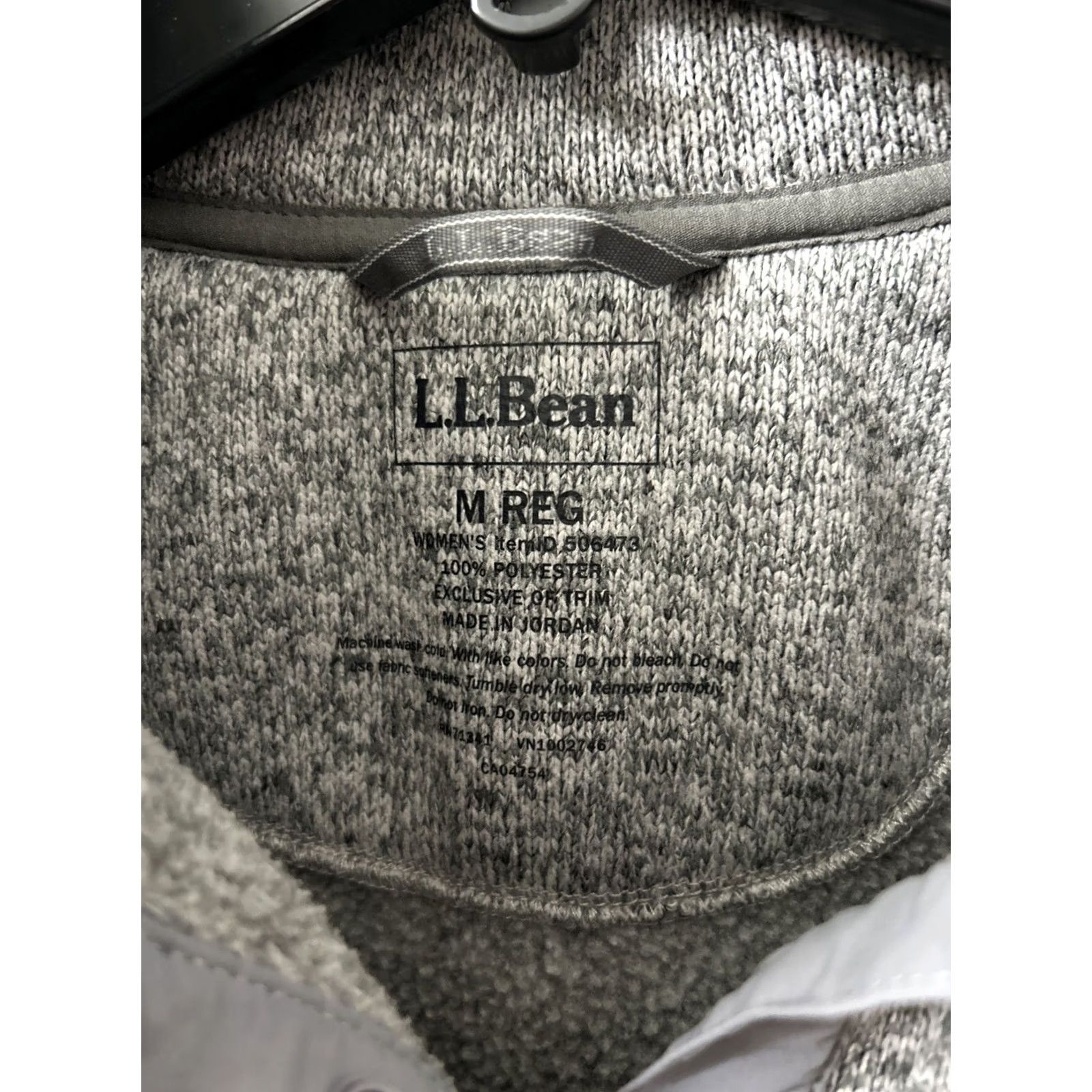 Vintage VINTAGE LL Bean Sweater Fleece Pullover Womens M Gray Kangaroo Pockets 1/4 Snap 506473 Size M / US 6-8 / IT 42-44 - 7 Thumbnail