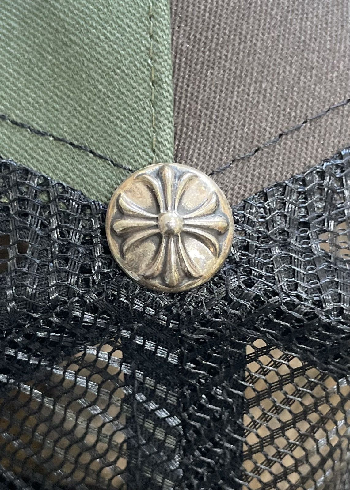 Chrome Hearts Chrome Hearts Camo Cross Patch Holly Mesh Trucker Size ONE SIZE - 5 Thumbnail