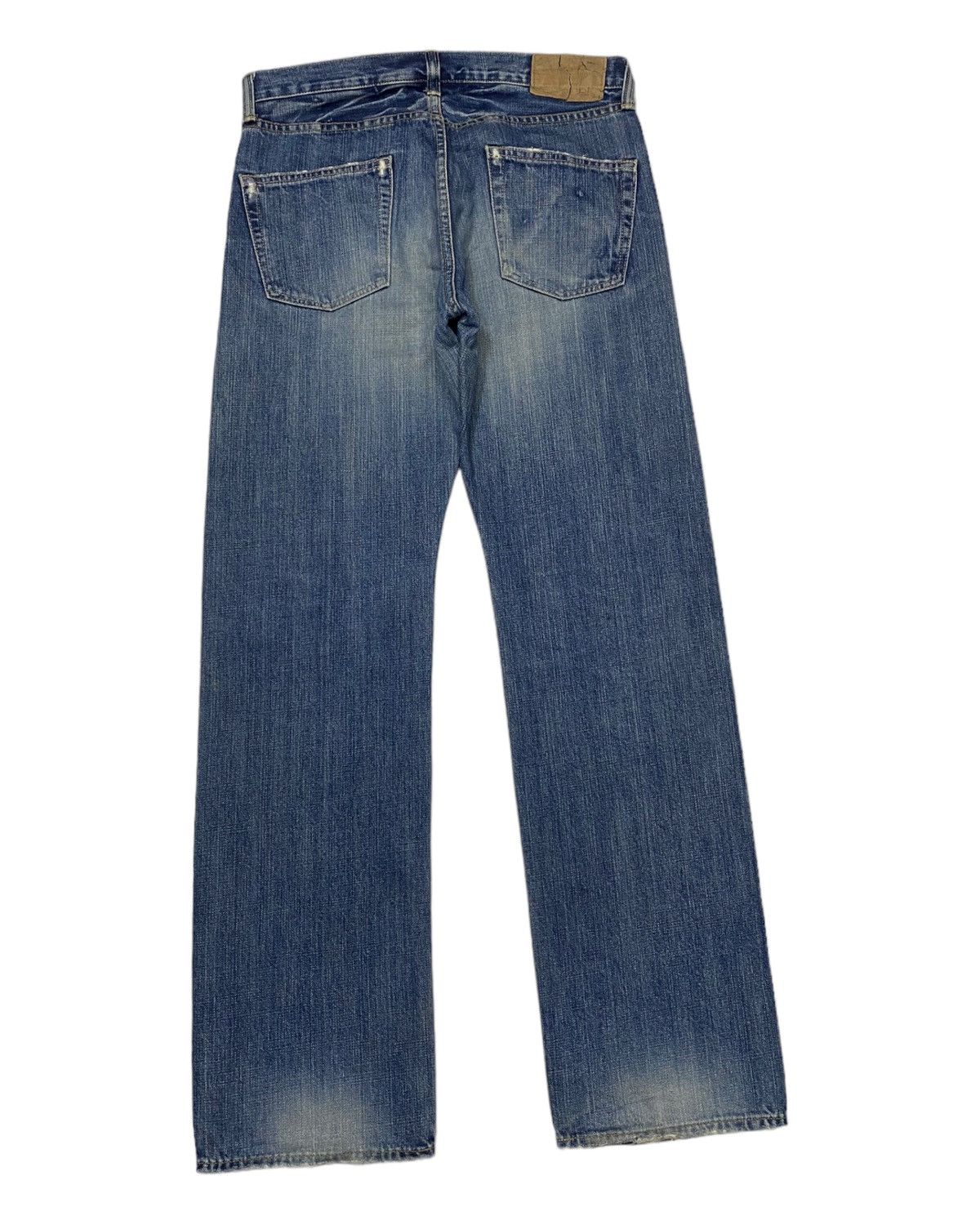 Kapital 🇯🇵 MADE IN JAPAN QUADRO DISTRESS DENIM HELMUT LANG STYLE Size US 32 / EU 48 - 5 Thumbnail