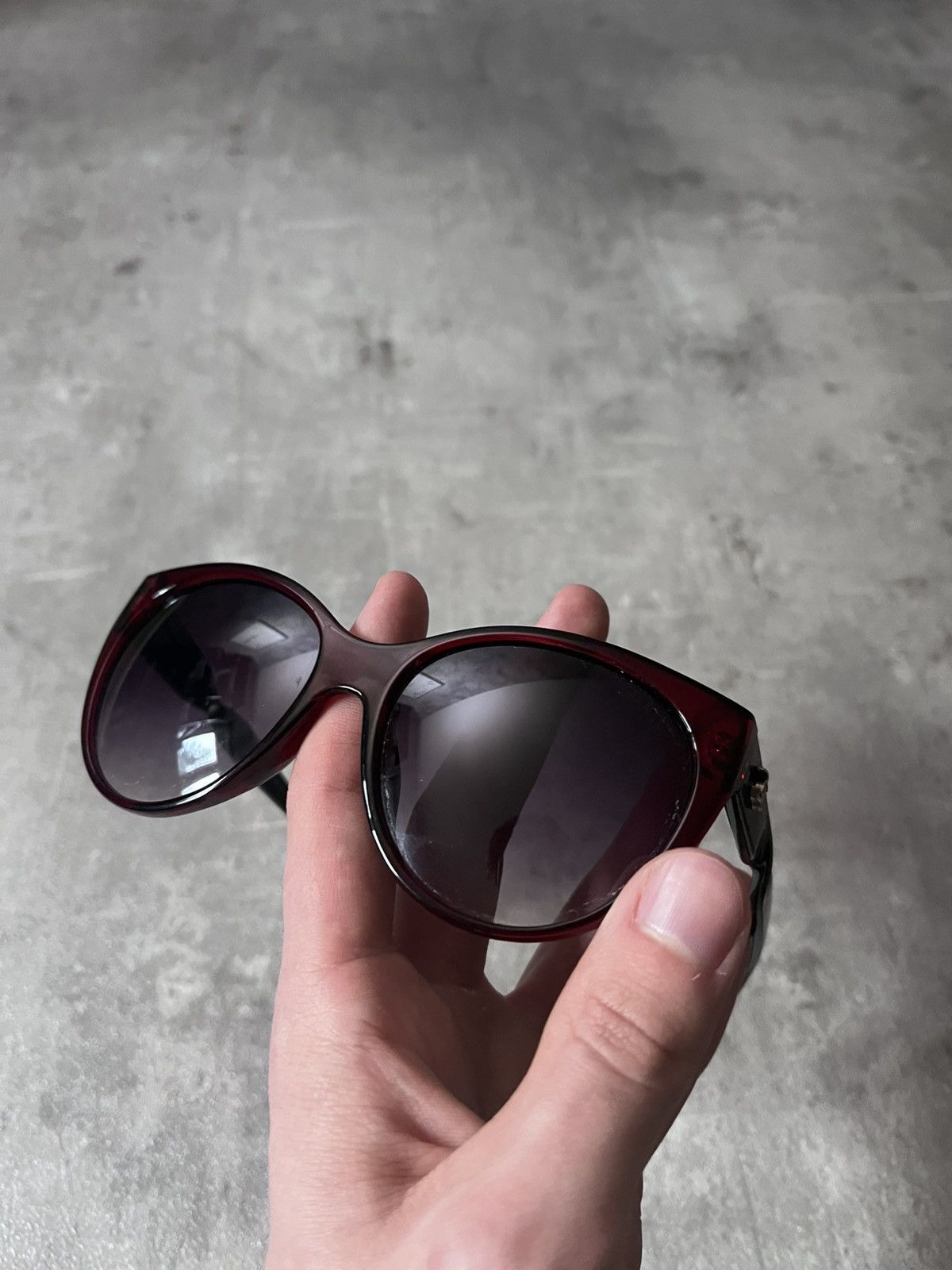 Chanel Chanel black red sunglasses twist women Size ONE SIZE - 4 Thumbnail