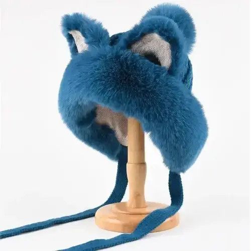 Other Blue Cat Ear Protection Hat Size ONE SIZE - 1 Thumbnail