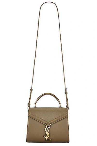 Saint Laurent Paris o1b1hav110824 Size: OS / Mini Top Handle Bag in Green Kaki Size ONE SIZE - 9 Thumbnail