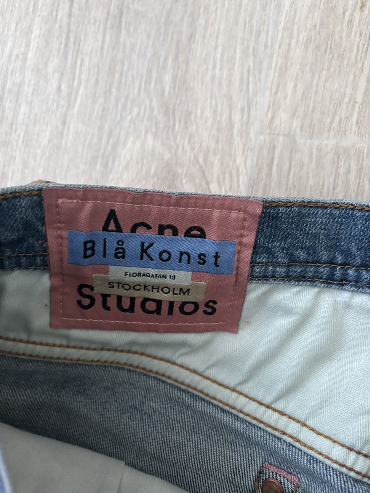 Acne Studios × Vintage Vintage Acne Studios Bla cost jeans 90s Size US 34 / EU 50 - 3 Thumbnail