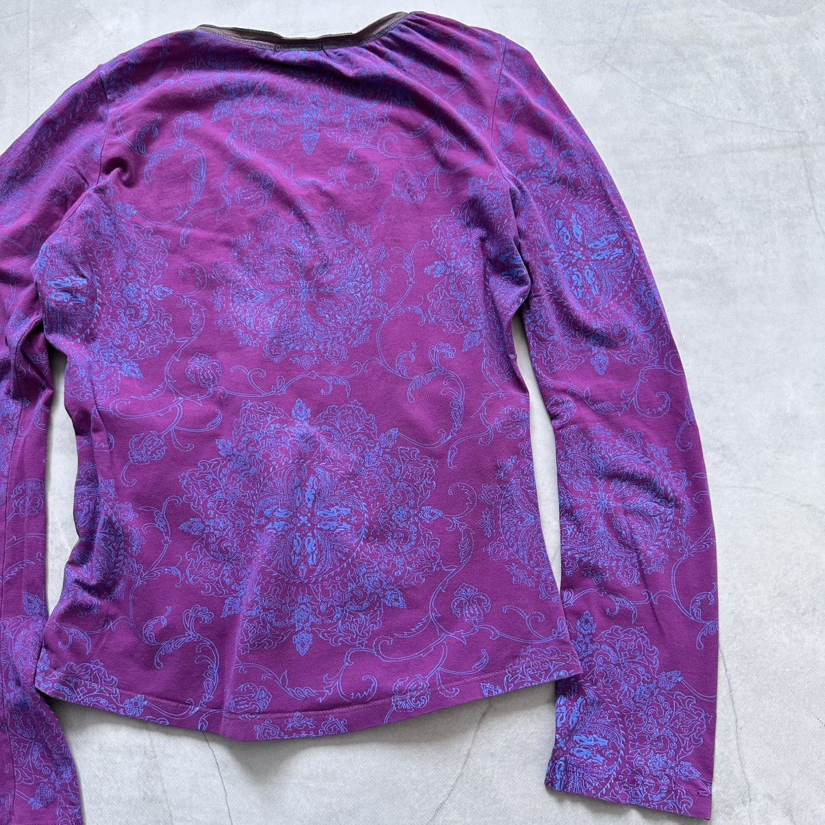 Hysteric Glamour × Undercover Y2K Floral Patchwork Top Long Sleeve Hysteric Glamour Style Size S / US 4 / IT 40 - 17 Thumbnail