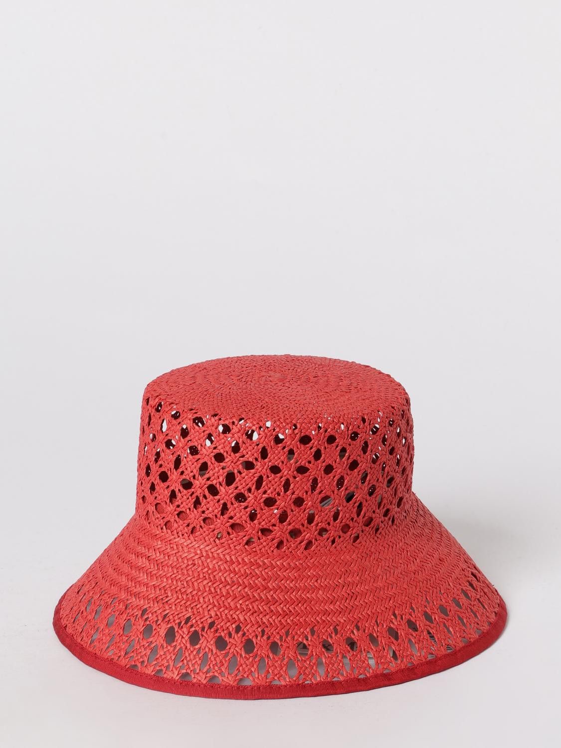 Max Mara Max Mara Hat Woman Red Size ONE SIZE - 1 Thumbnail