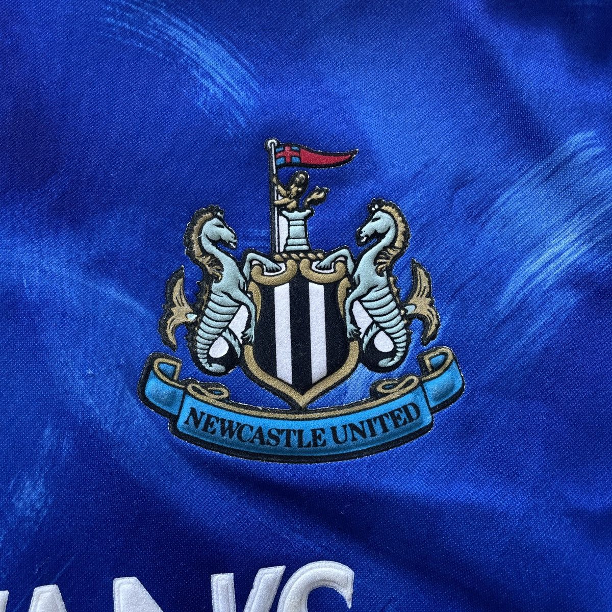 Asics Vintage Newcastle United Away Asics Jersey Shirt 1993/1995 Size US XXL / EU 58 / 5 - 3 Thumbnail