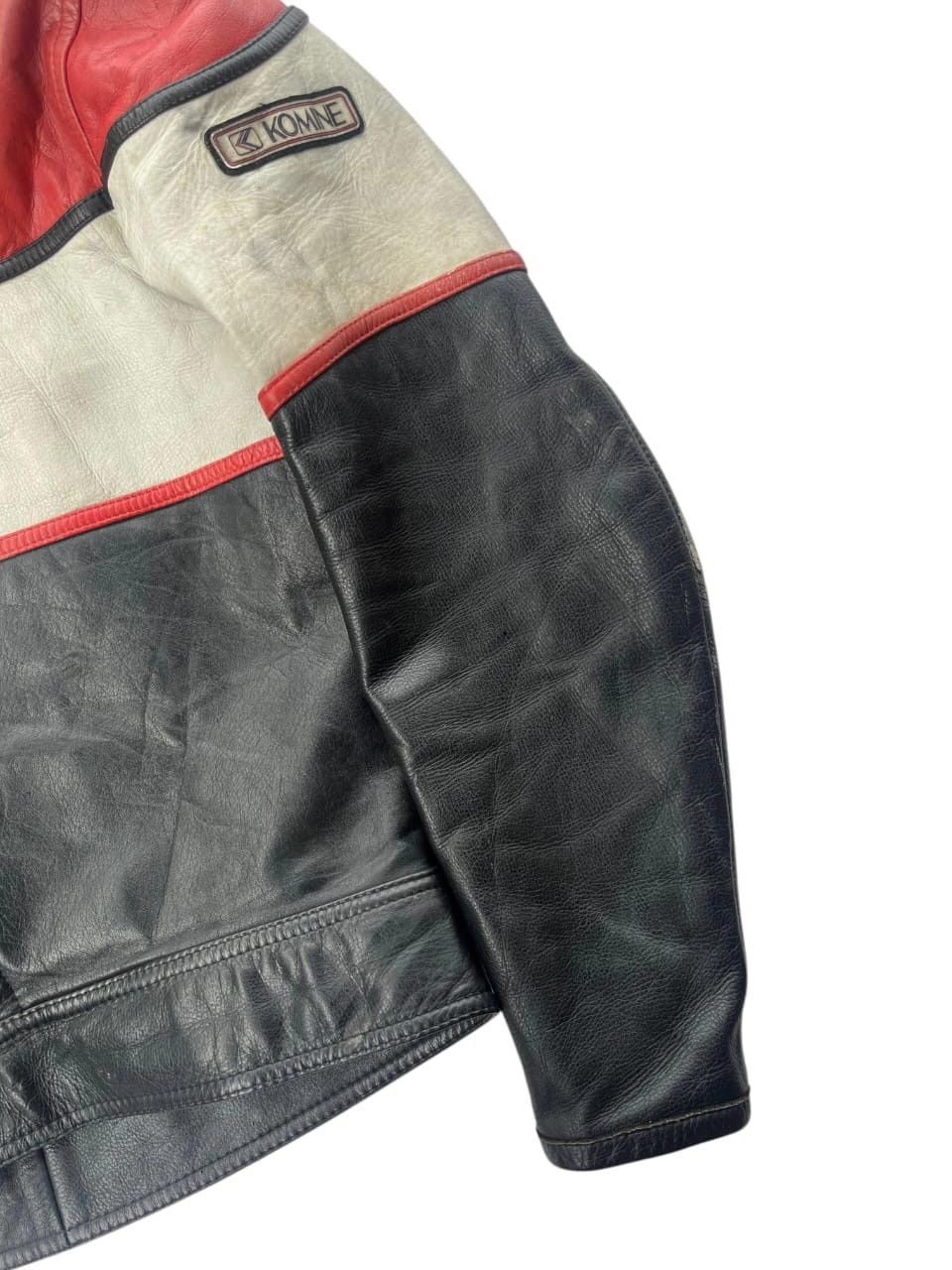 Leather Komine Biker Rider Leather Jacket Fit S Size US S / EU 44-46 / 1 - 7 Thumbnail