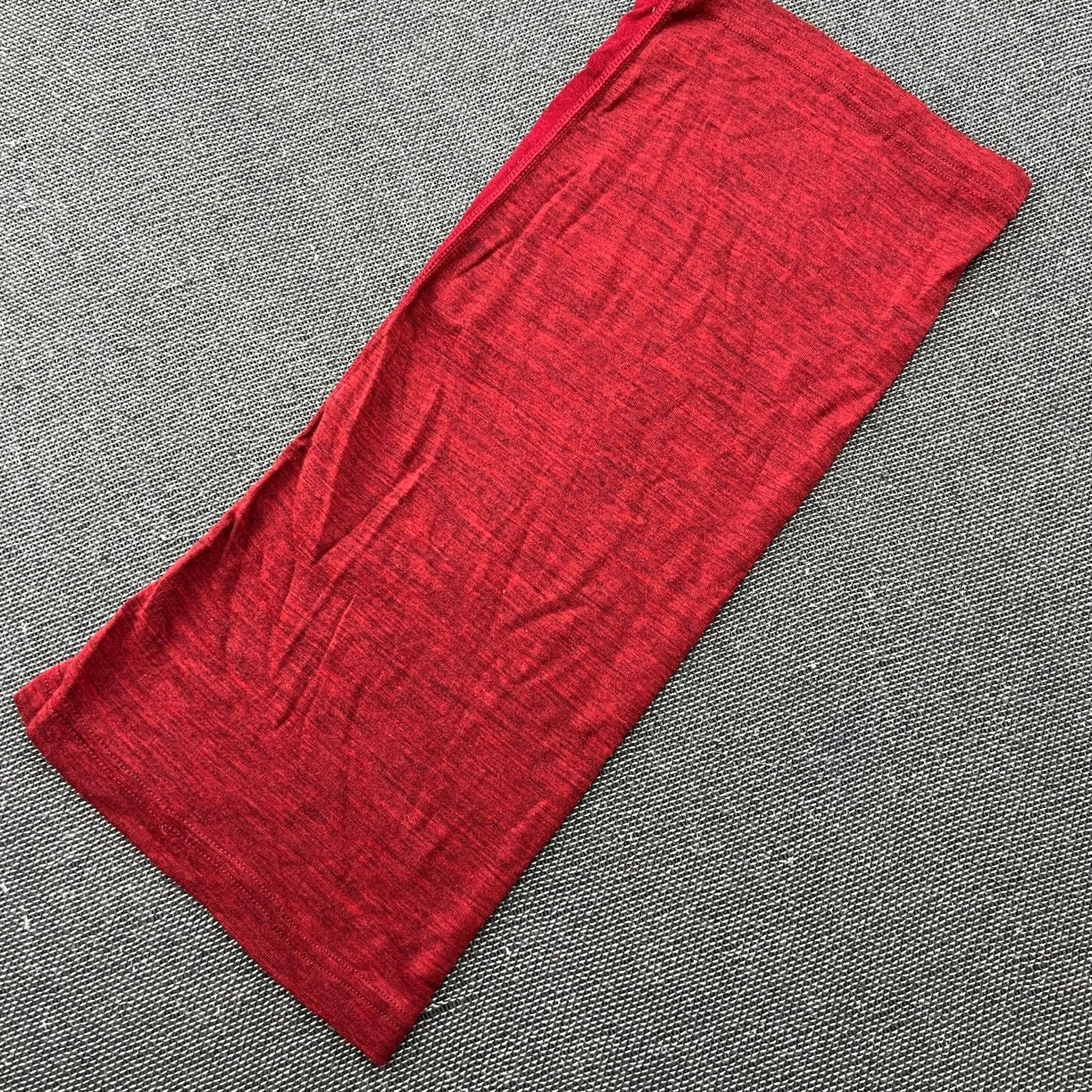 Vintage DEVOLD Multisport Neck Warmer 100% Merino Wool OS Tube Scarf Outdoor Gaiter Red Size ONE SIZE - 2 Thumbnail