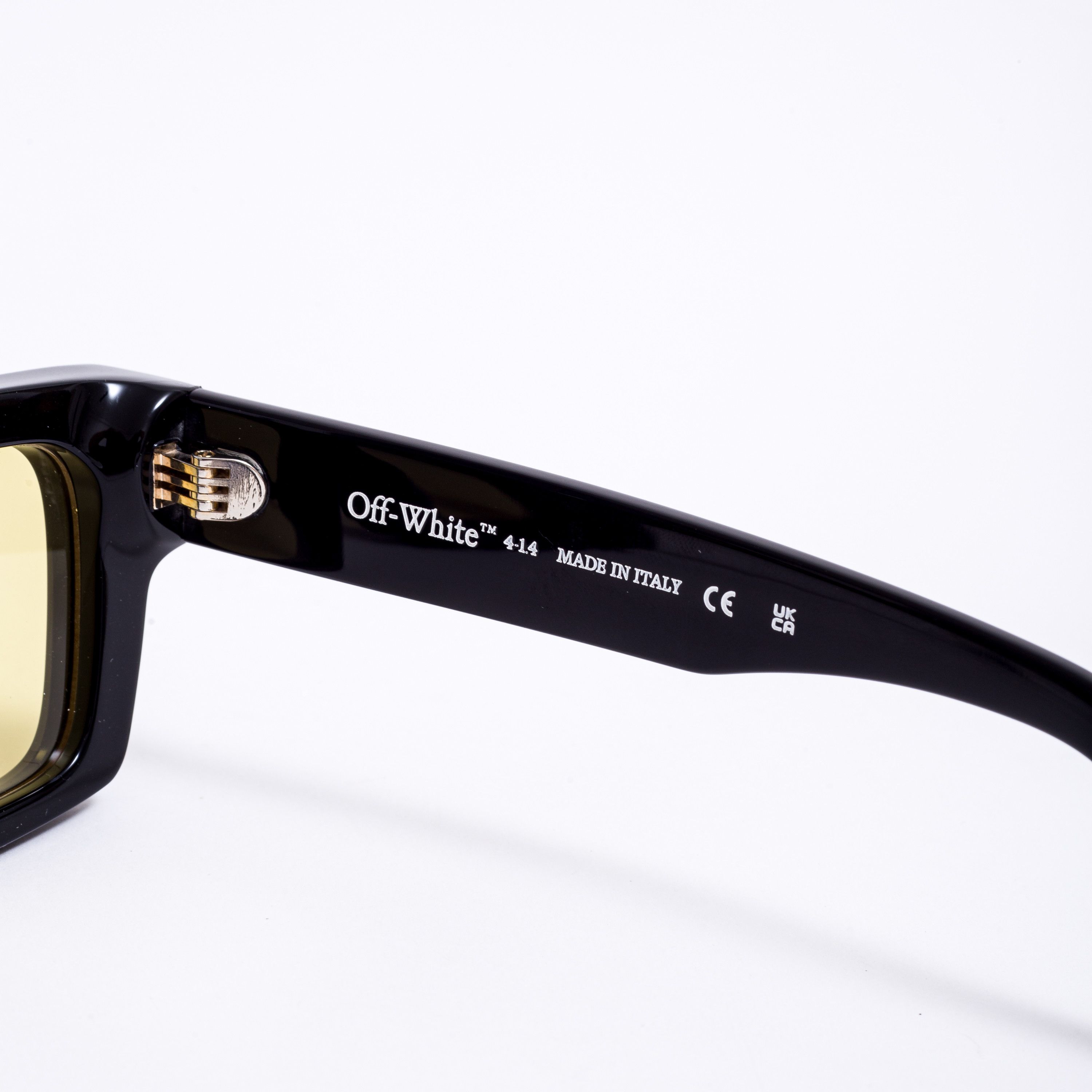 Off-White OFF WHITE Virgil Sunglasses BLACK YELLOW Size ONE SIZE - 3 Thumbnail