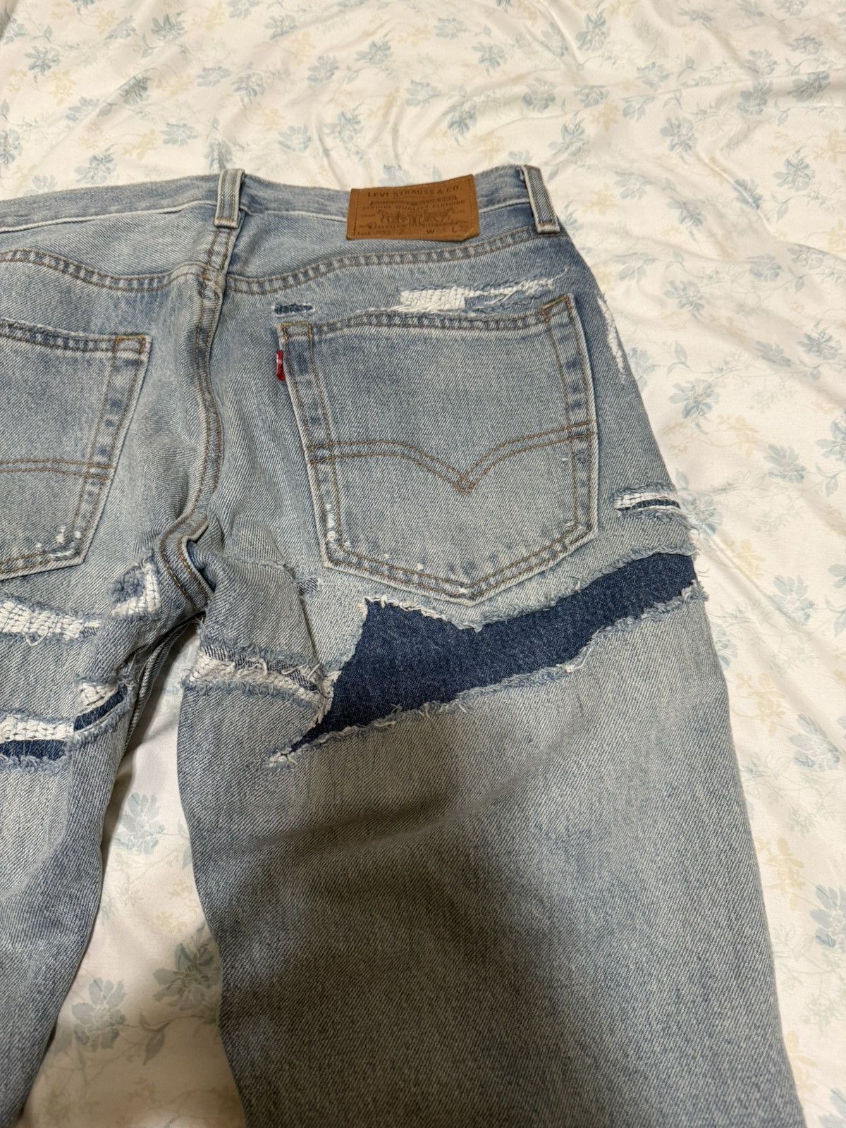 Levi's Levis 551 Ripped Boro Jeans Size US 31 - 6 Thumbnail
