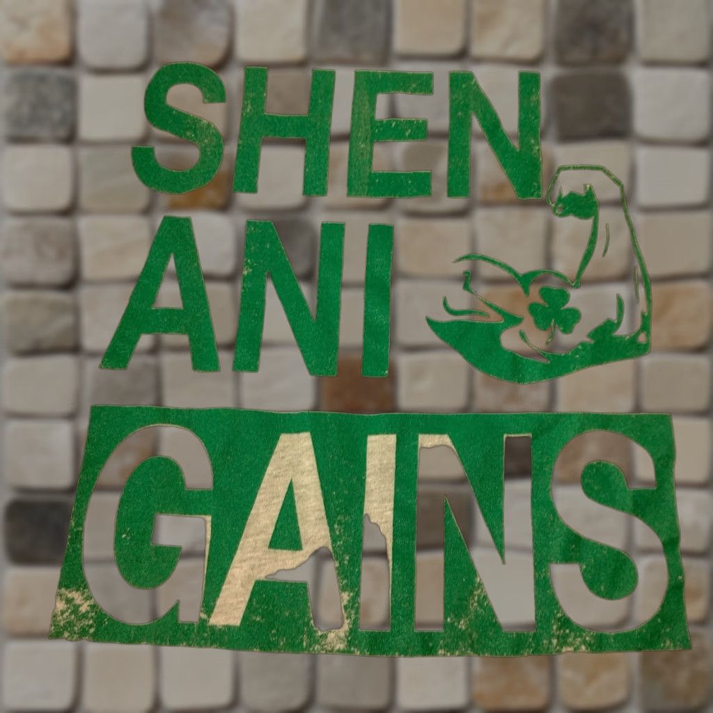 Next Level Next Level Shen Ani Gains Tank Top Men L Gray Green Irish Gaelic Workout Shirt Gym Size US L / EU 52-54 / 3 - 1 Thumbnail