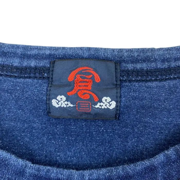 Vintage Vintage JAPAN TRADITIONAL KAMAKURA Goddess Indigo Tee Shirt Size M / US 6-8 / IT 42-44 - 7 Thumbnail
