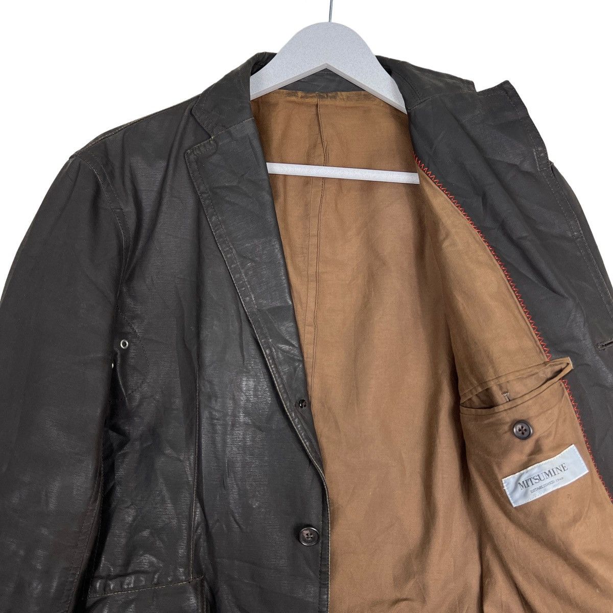 Issey Miyake × Japanese Brand 🔥 ISSEY MIYAKE MITSUMINE COATED LAZER JACKET Size US M / EU 48-50 / 2 - 10 Thumbnail