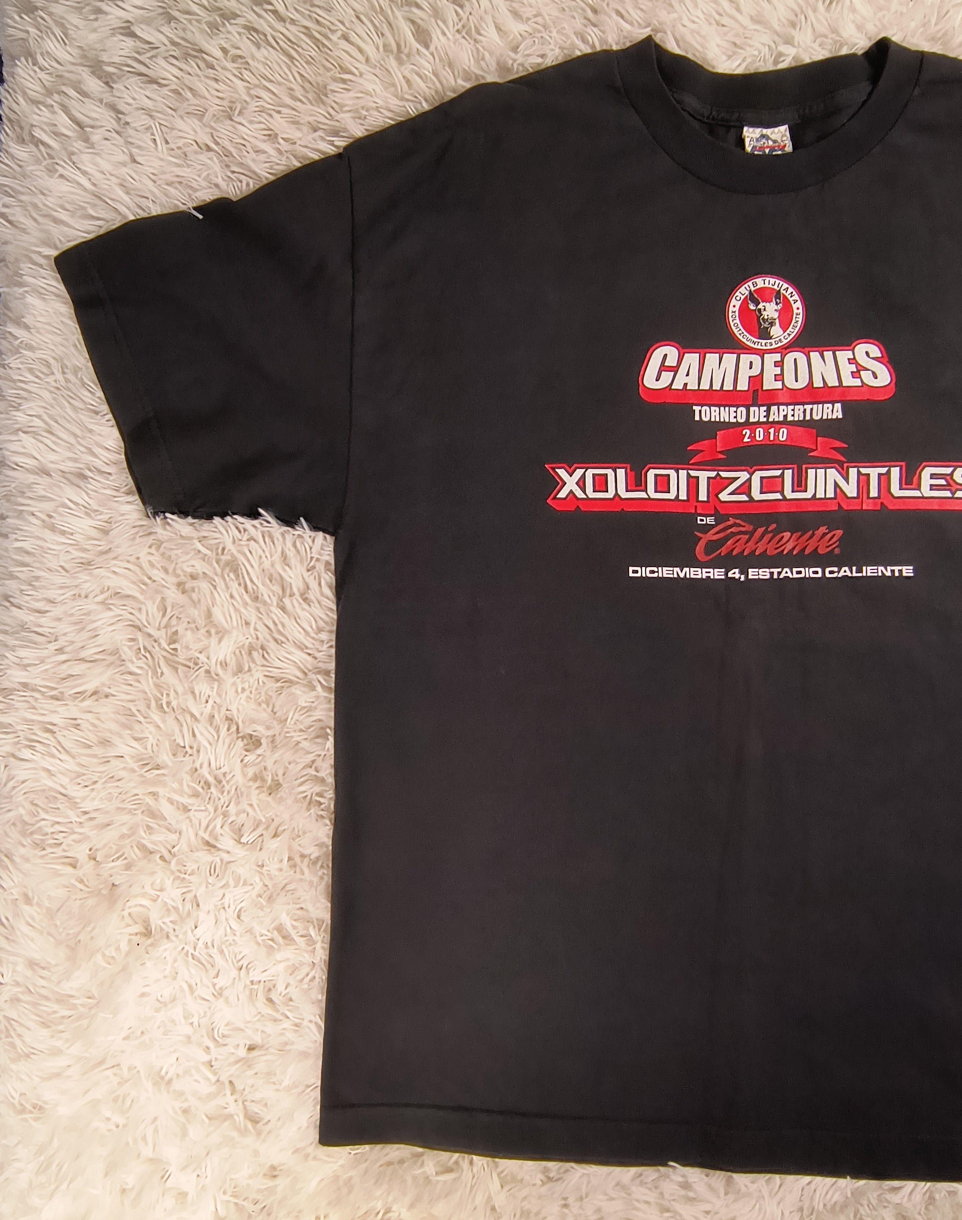 AAA Xoloitzcuintles de Tijuana campeones Liga MX apertura 2010 Size US XL / EU 56 / 4 - 5 Thumbnail