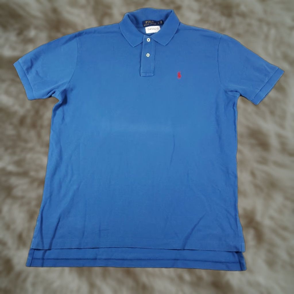 Ralph Lauren Ralph Lauren Polo Shirt Mens Large Blue Casual Short Sleeve Classic Size US L / EU 52-54 / 3 - 1 Thumbnail