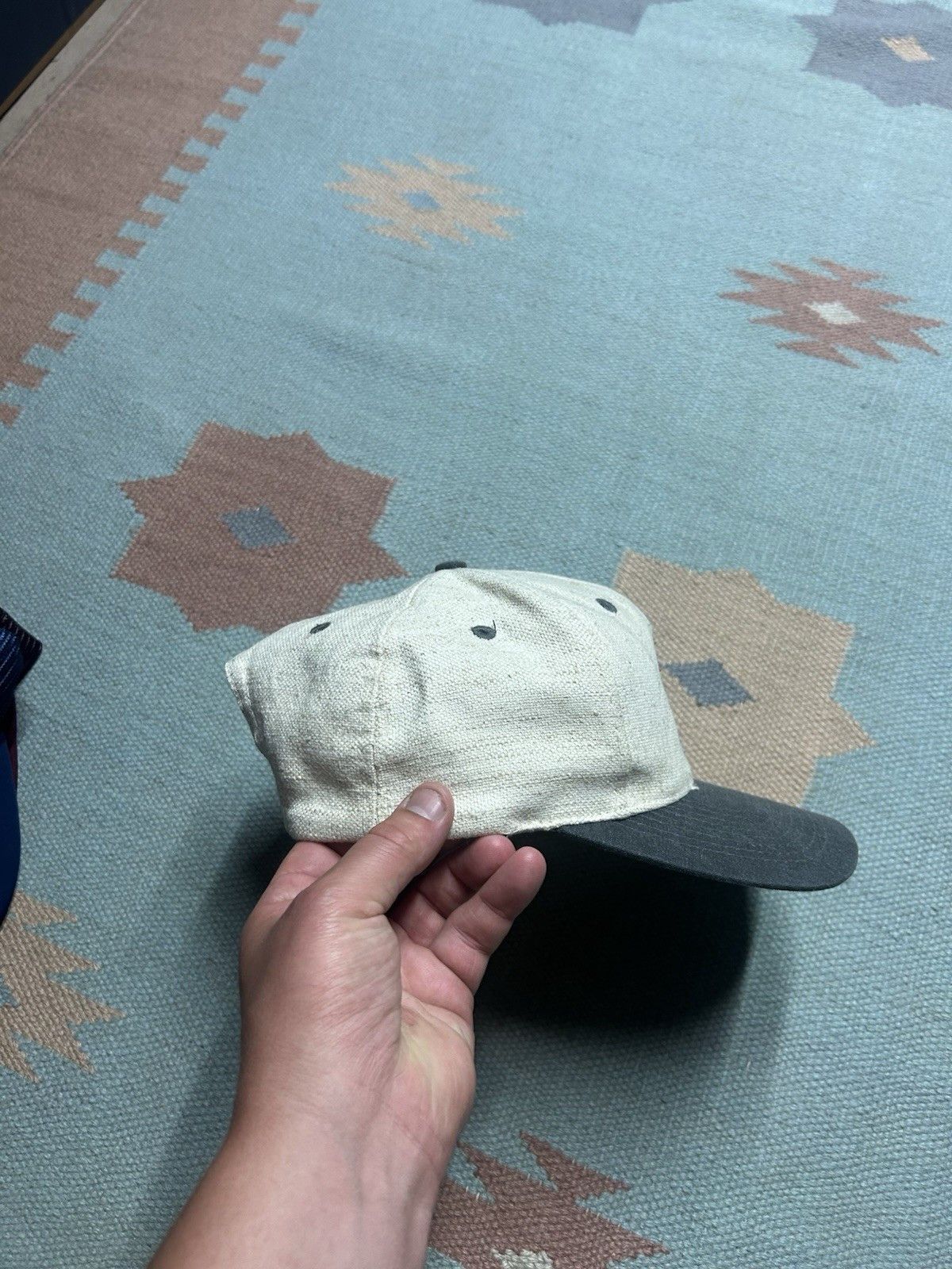 Vintage Vtg SnapBack hat smile mon Jamaica rasta smiley face stoner Size ONE SIZE - 8 Thumbnail